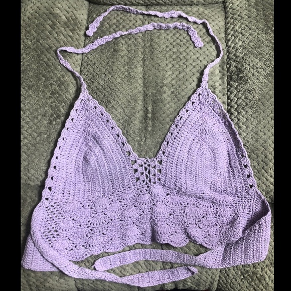 Violet Crochet Top - Picture 1 of 2
